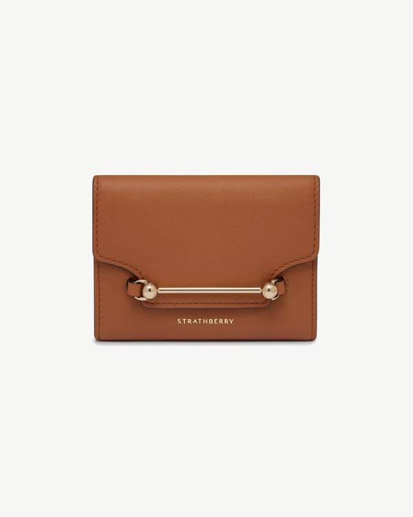 Strawberry Multrees Trifold Wallet - Chestnut