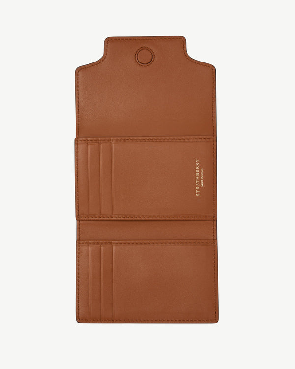 strawberry Multrees Trifold Wallet - Chestnut