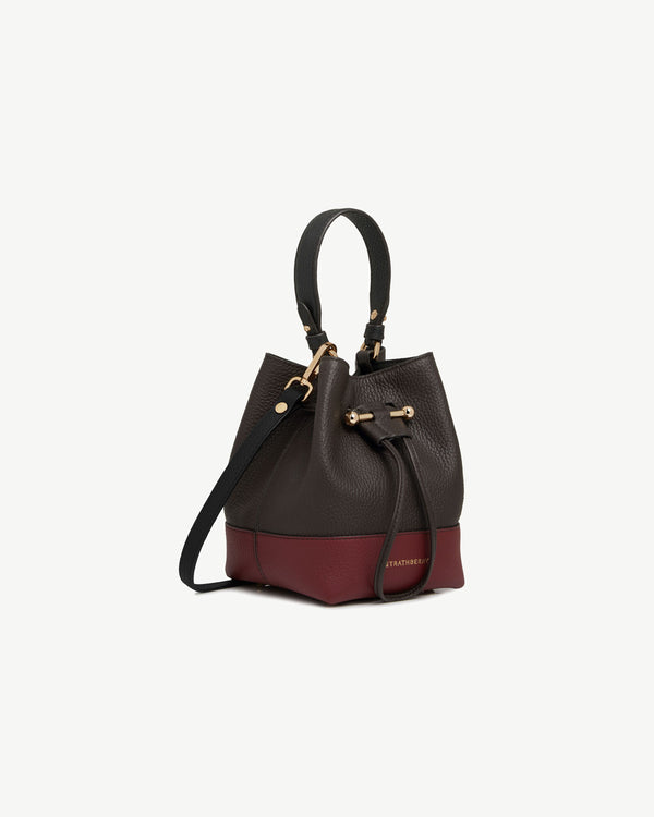 Strawberry Osette - Espresso/Oxblood/Black