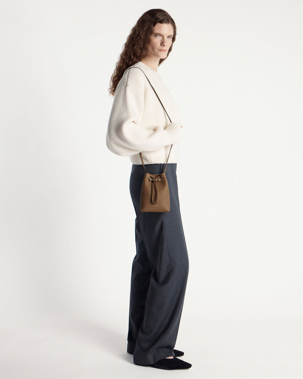 strawberry Osette Midi Pouch - Clay