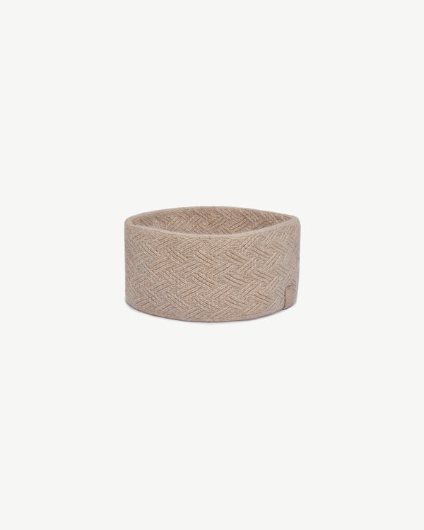 Strawberry Sanday Cashmere Headband - Oat