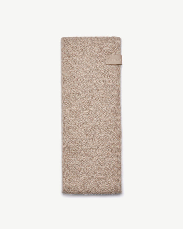 Strawberry Sanday Cashmere Headband - Oat