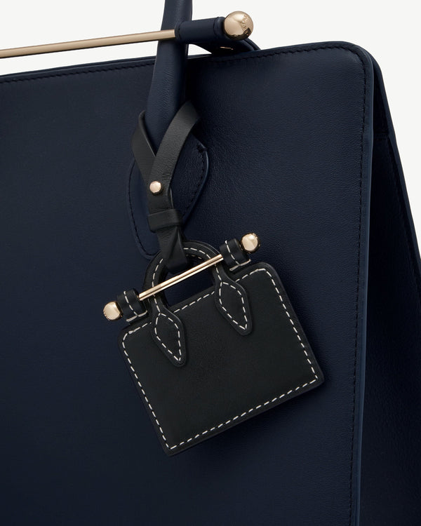 strawberry Tote Charm - Black