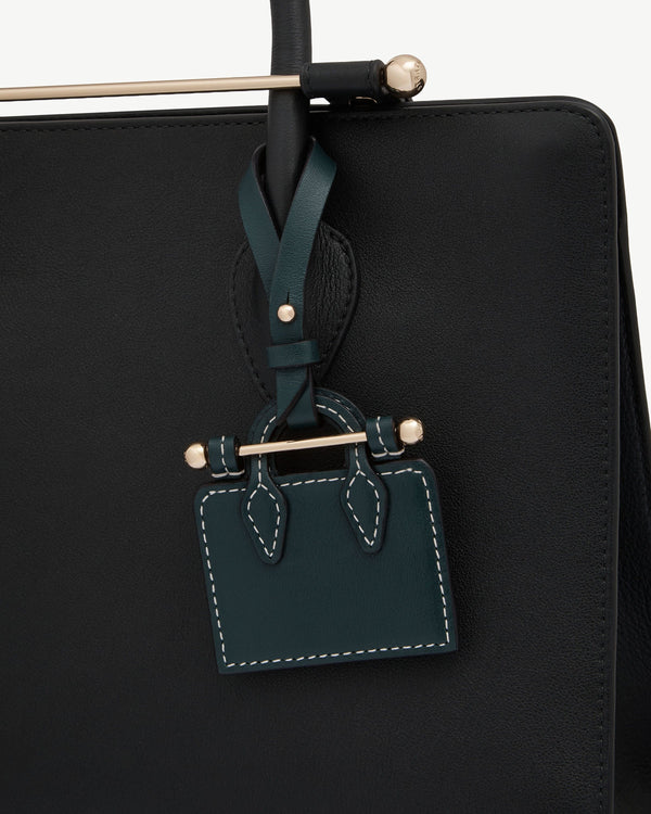 strawberry Tote Charm - Bottle Green