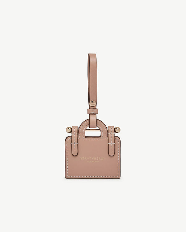 Strawberry Tote Charm - Soft Pink