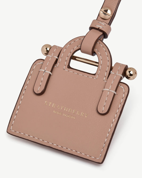 Strawberry Tote Charm - Soft Pink