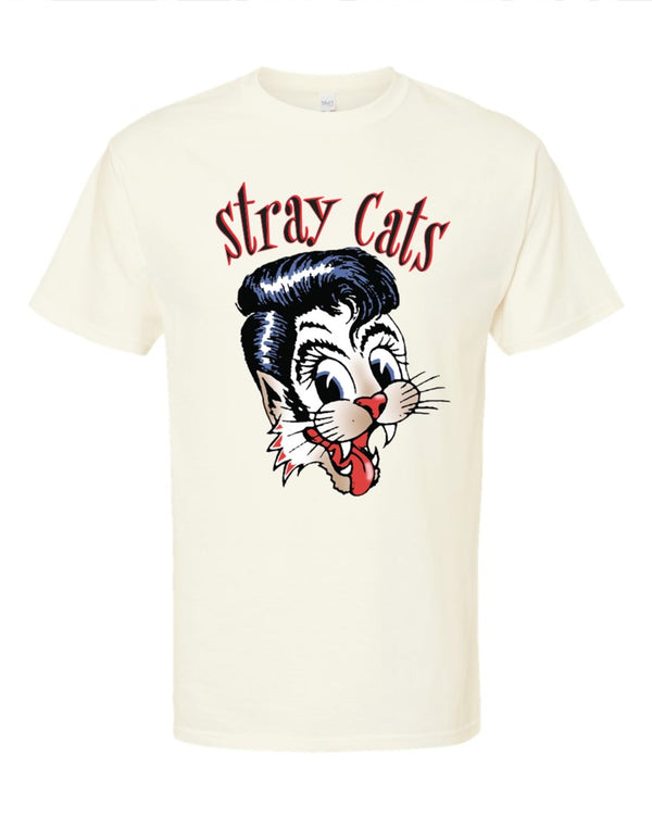 stray cats Airbrush Cat Tee - Natural