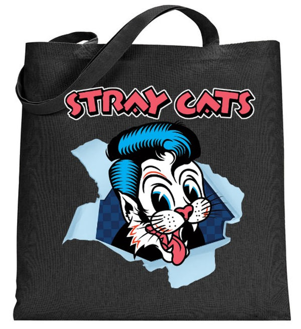 stray cats Breakthru Cat Head Tote Bag