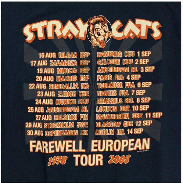 Stray Cats Stray Cats - Farewell European Tour T-Shirt