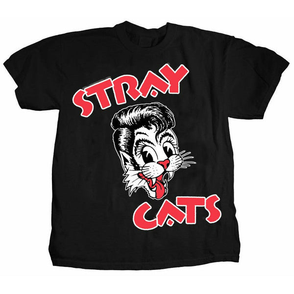stray cats Stray Cats - Cat Head Logo T-Shirt