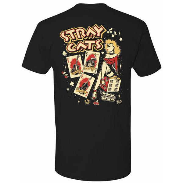 Stray Cats Stray Cats - Playing Cards Tee