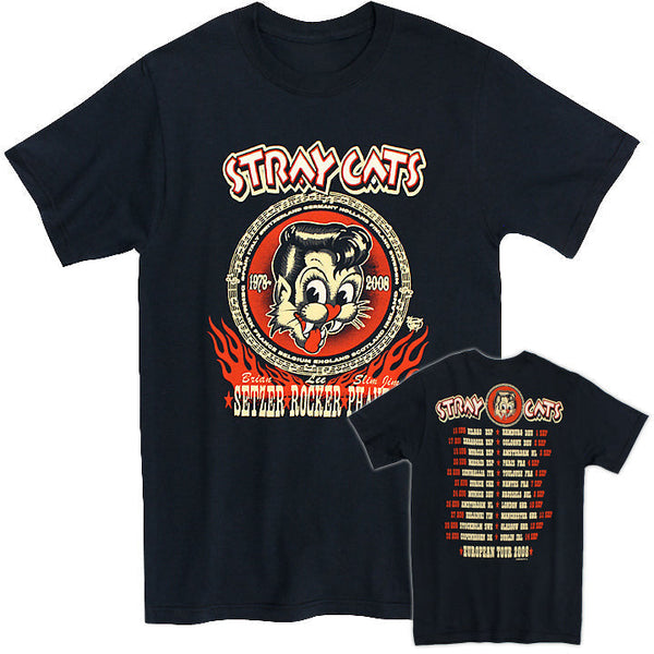 stray cats Stray Cats - Vince Ray T-Shirt