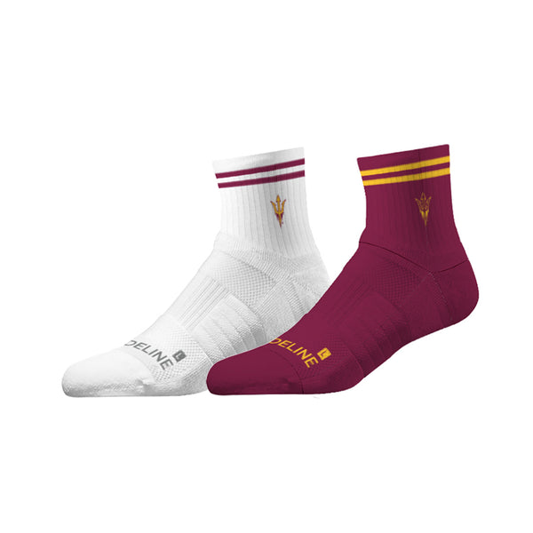 strideline Arizona State University | Half Calf Knit | NCAA 2 Pack | N02625380ML