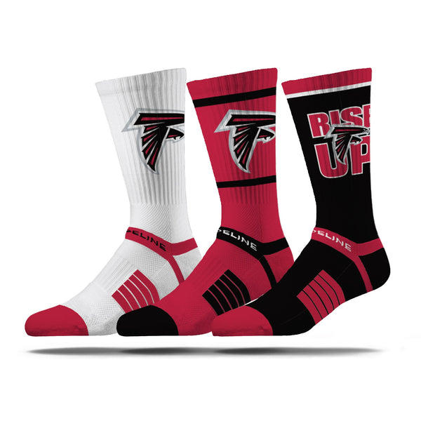 strideline Atlanta Falcons | Premium Knit Crew | NFL 3 Pack Box | N02414537ML