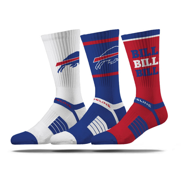 strideline Buffalo Bills | Premium Knit Crew | NFL 3 Pack Box | N02413369ML