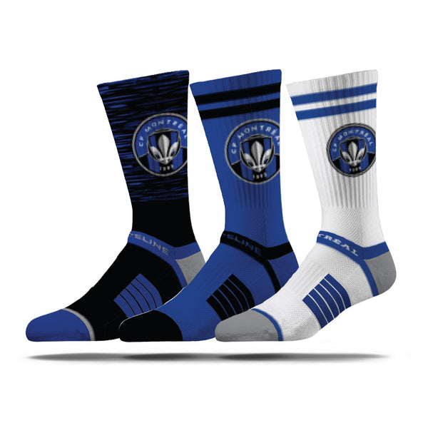 strideline CF Montréal | Premium Knit Crew | MLS 3 Pack