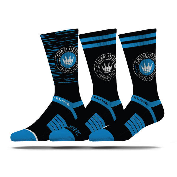 strideline Charlotte FC | Premium Knit Crew | MLS 3 Pack