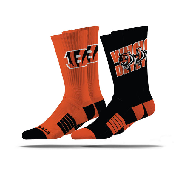 strideline Cincinnati Bengals | Premier Knit Crew | NFL 2 Pack | N02513112ML