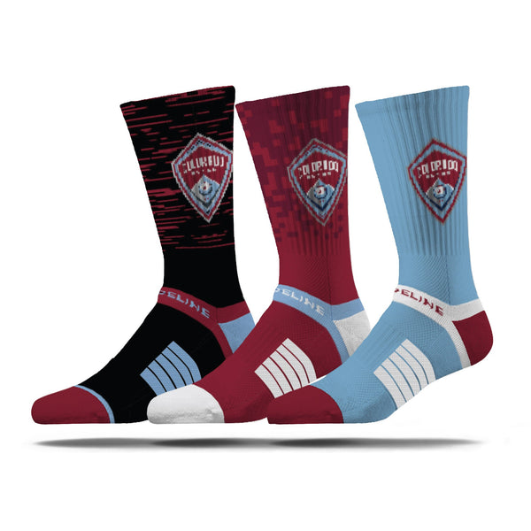 strideline Colorado Rapids | Premium Knit Crew | MLS 3 Pack