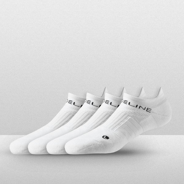Strideline Combed Cotton | Premium Ankle 4-Pack Alpine