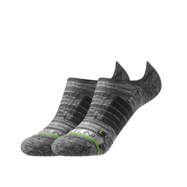 Strideline Eco | Premium No Show Socks Black Free Feed
