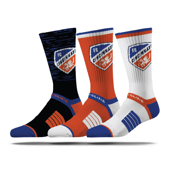 strideline FC Cincinnati | Premium Knit Crew | MLS 3 Pack