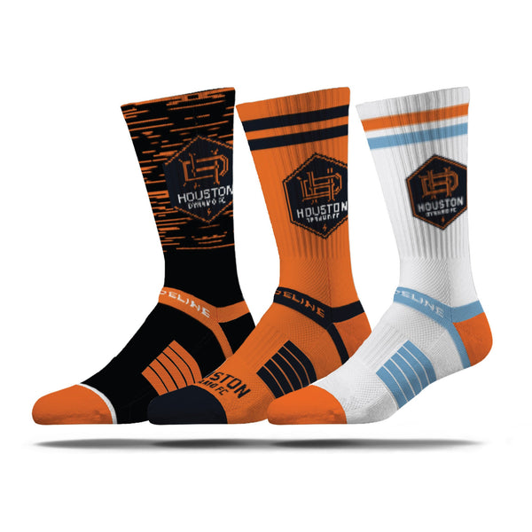 strideline Houston Dynamo FC | Premium Knit Crew | MLS 3 Pack