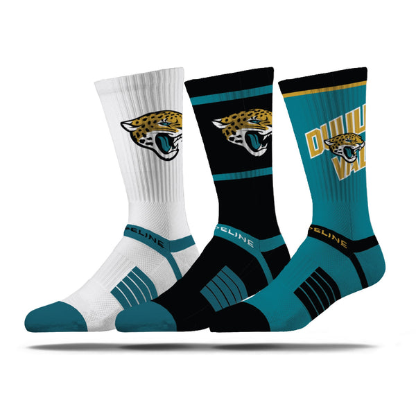 strideline Jacksonville Jaguars | Premium Knit Crew | NFL 3 Pack Box | N02414847ML