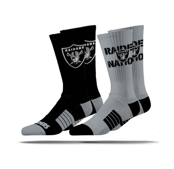 strideline Las Vegas Raiders | Premier Knit Crew | NFL 2 Pack | N02513152ML