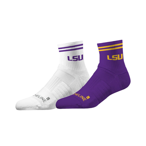 strideline LSU | Half Calf Knit | NCAA 2 Pack | N02625478ML