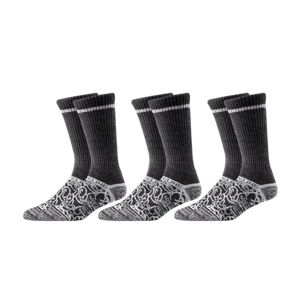 Strideline Merino Wool Cloud Crew Socks 3-Pack Small