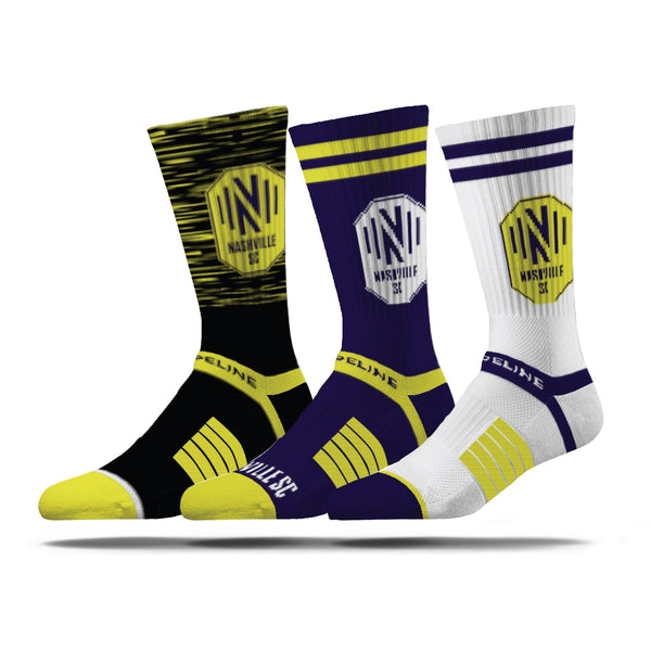 strideline Nashville SC | Premium Knit Crew | MLS 3 Pack