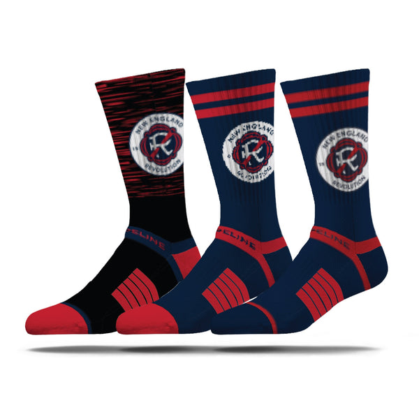 strideline New England Revolution | Premium Knit Crew | MLS 3 Pack