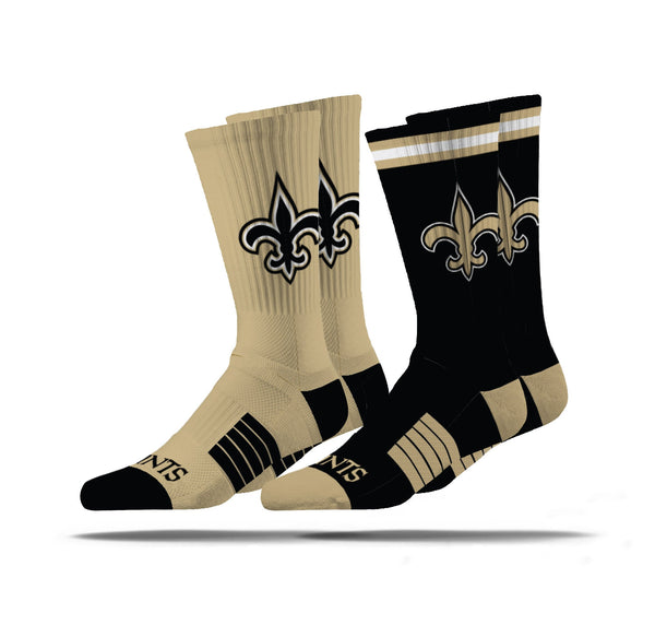 strideline New Orleans Saints | Premier Knit Crew | NFL 2 Pack | N02513048ML