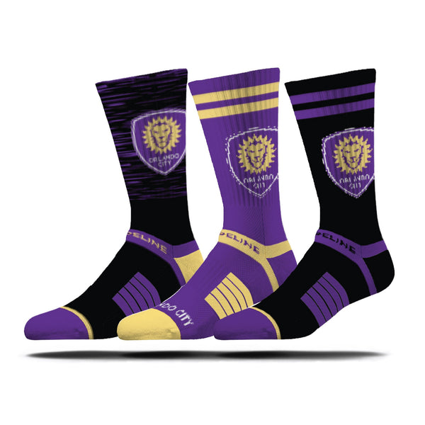 strideline Orlando City SC | Premium Knit Crew | MLS 3 Pack
