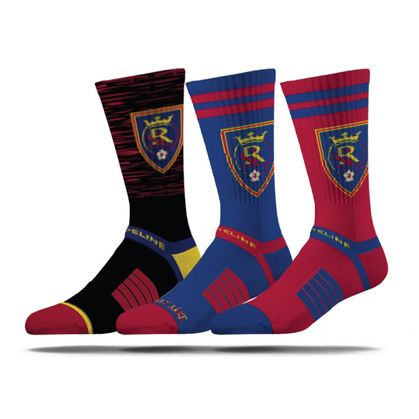 strideline Real Salt Lake | Premium Knit Crew | MLS 3 Pack