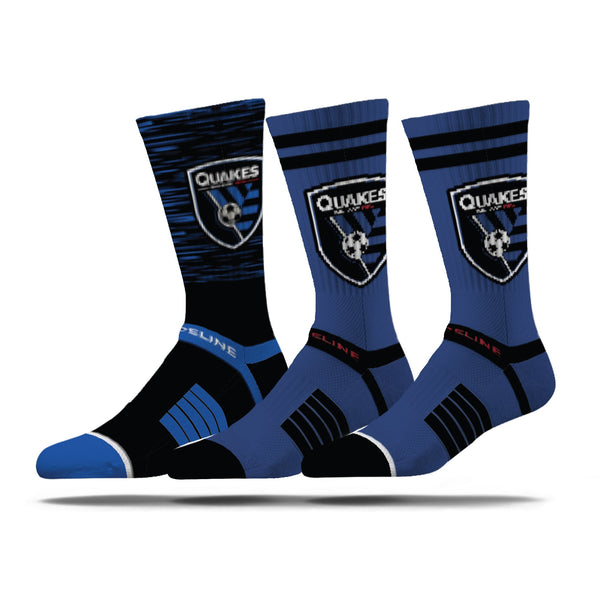 strideline San Jose Earthquakes | Premium Knit Crew | MLS 3 Pack