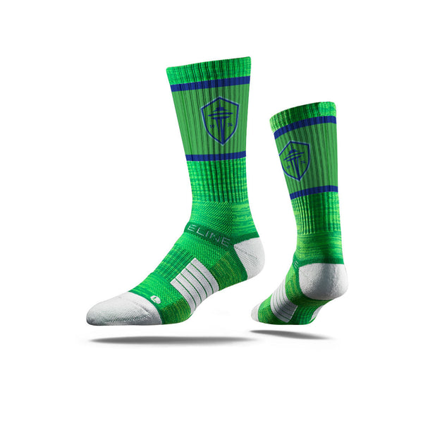 strideline Seattle Sounders FC | Premium Crew | MLS Primary Logo Team Color