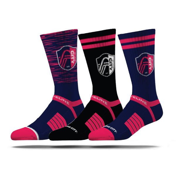 strideline St. Louis City SC | Premium Knit Crew | MLS 3 Pack