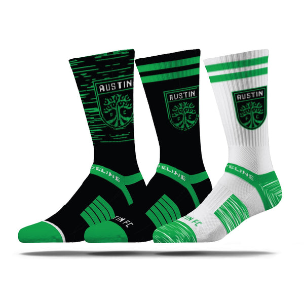 strideline Austin FC | Premium Knit Crew | MLS 3 Pack