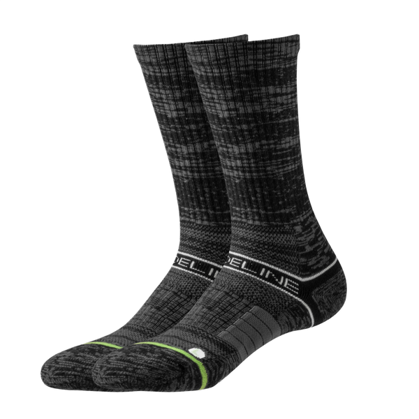 strideline Eco | Premium Crew Socks Grey Pattern