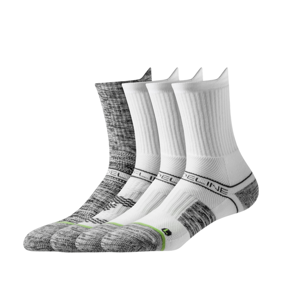 strideline Eco | Premium Mid 4-Pack White