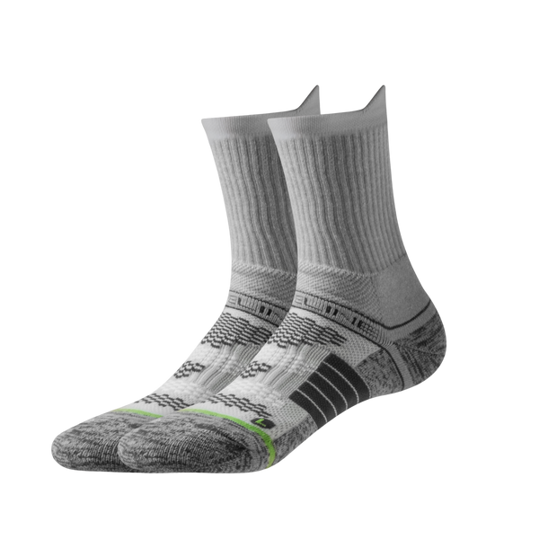 Strideline Eco | Premium Mid Socks Grey Free Feed