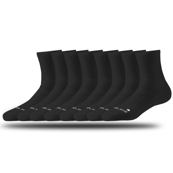 Strideline Half Calf | Half Calf 8-Pack White