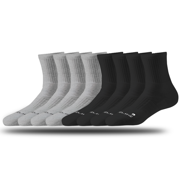 Strideline Half Calf | Half Calf 8-Pack White
