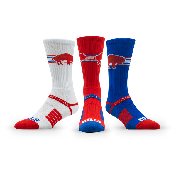 strideline NFL | Premium Knit Crew Retro 3-Pair