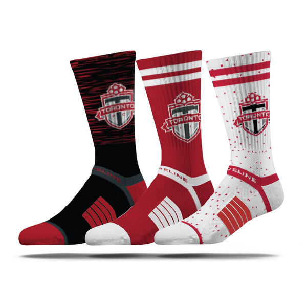 strideline Toronto FC | Premium Knit Crew | MLS 3 Pack