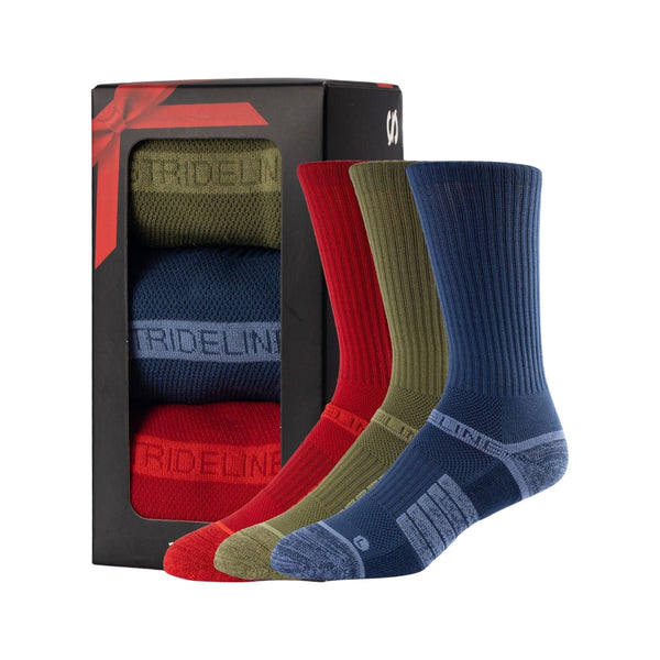 strideline Unisex Gift Box: Crew Red (Samba)