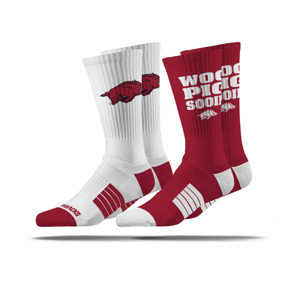 strideline University of Arkansas | Premier Knit Crew | NCAA 2 Pack | N02514194ML