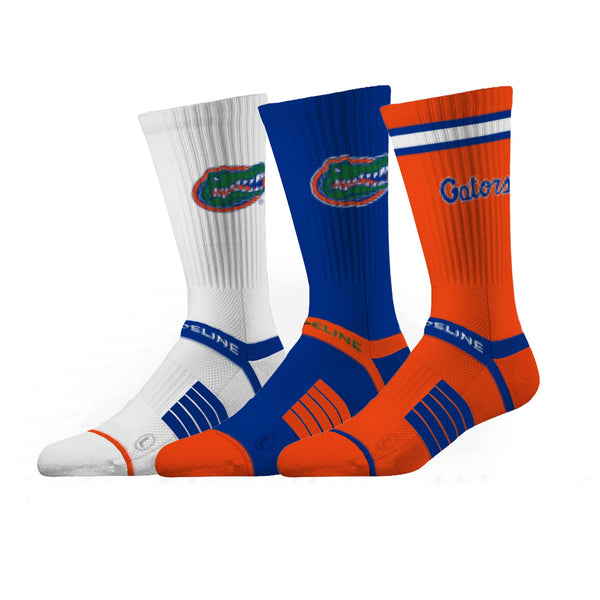 strideline University of Florida | Premium Knit Crew 3 Pack | NCAA 3 Pack G2 | N02502195ML
